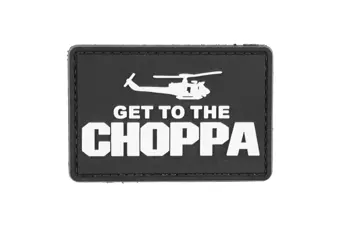 Get to the Choppa - Black - 3D Patch