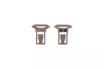 Goggle Swivel Clips Set (19mm) - tan