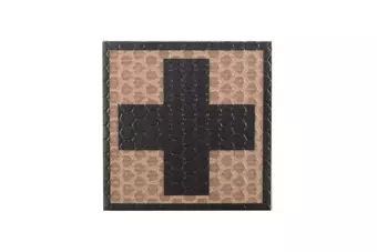 IR Badge - F1 Medical Cross - Tan