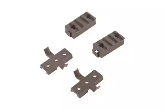 Set of Helmet Mounting Accessories - Dark Earth