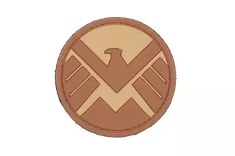 Shield - 3D Badge - Tan