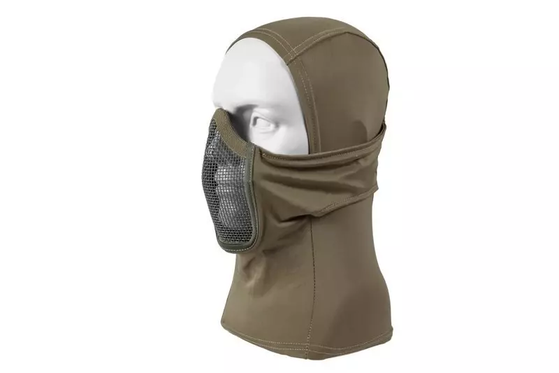 Cagoule thermoactive avec masque - vert olive