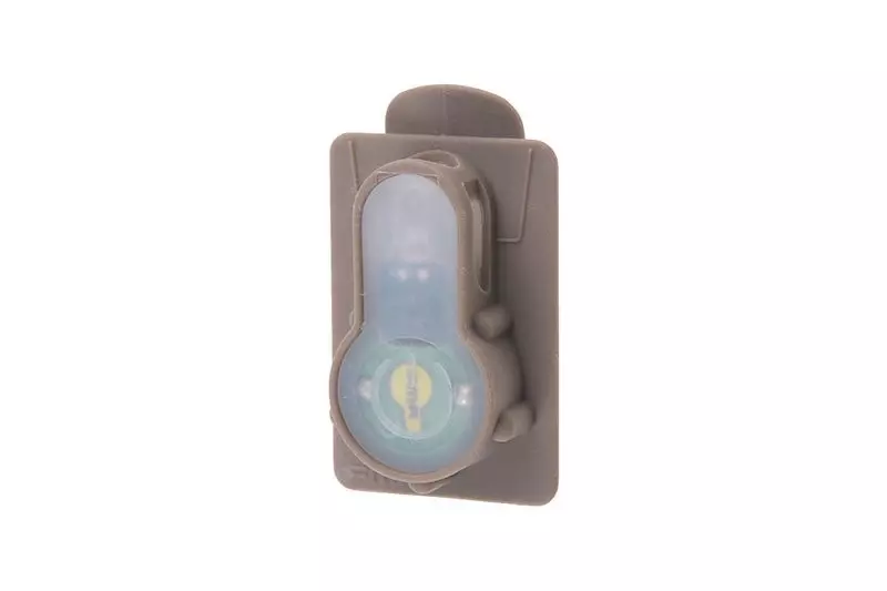 Marqueur électronique Lightbuck Card Button - Dark Earth (lumière verte)