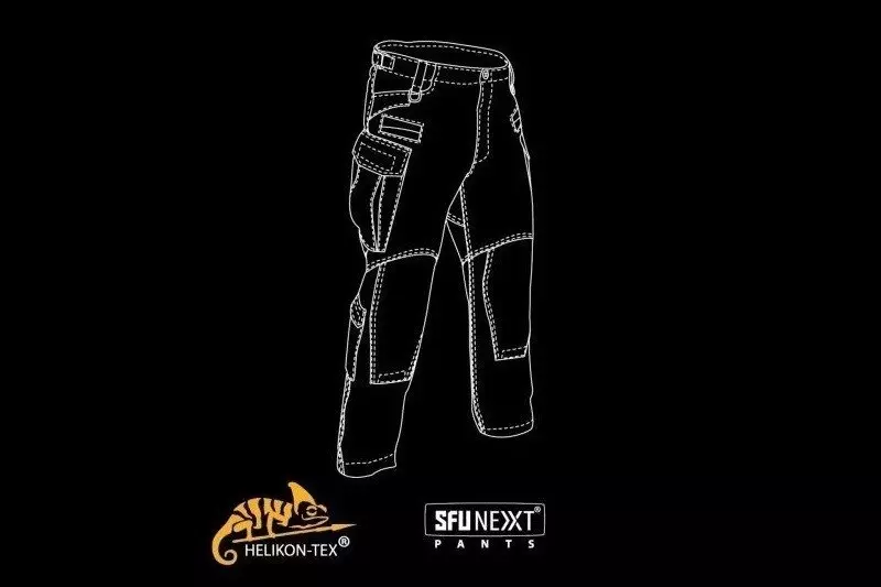 Pantalon SFU NEXT - PolyCotton Ripstop - noir