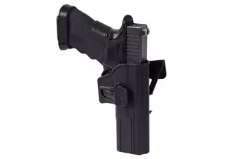 Holster Bouton de déclenchement avec montageem MOLLE pour pistolets Glock 17 - noir