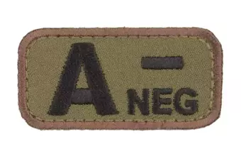 Patch Groupe sanguin : A-NEG - forêt