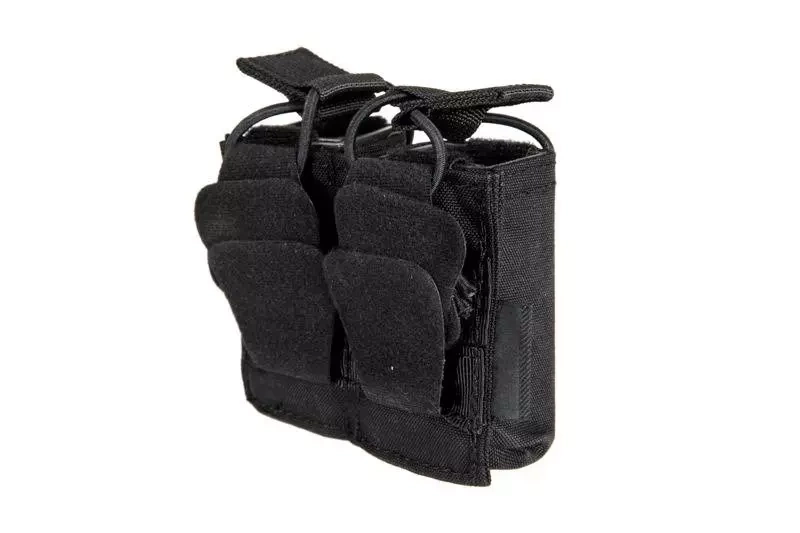 Double Pistol Pouch For Skeleton Vests - Black