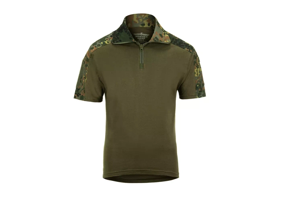 Sweat-shirt Combat Shirt à manches courtes - Flecktarn