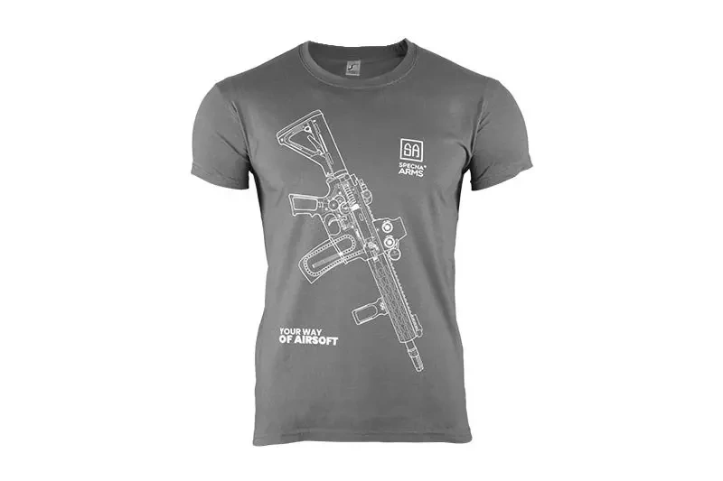 Specna Arms Shirt - Your Way of Airsoft 01 - Grey/White