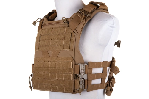 Taktická vesta Wosport VE-83 Plate Carrier Coyote Brown