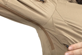 Emerson Blue Label "Fog" Coyote Brown Softshell Jacket