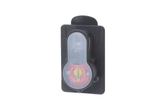 Marker elektroniczny Lightbuck Card Button - czarny (czerwone światło)