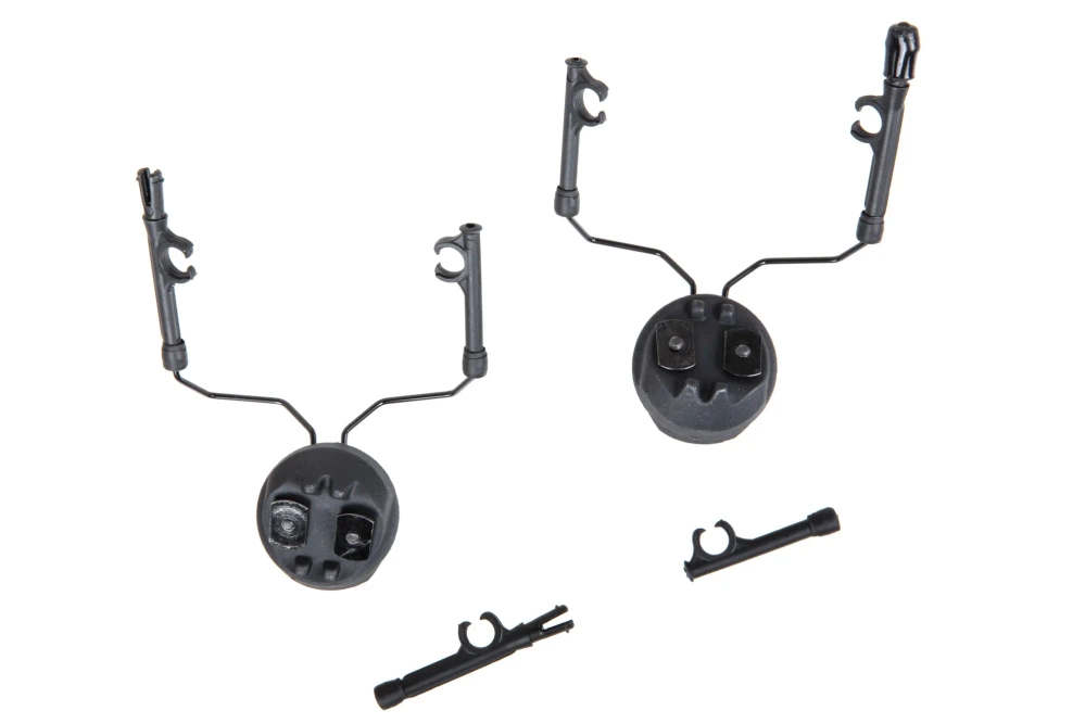 TacSky headset adapter type Comtac for MTEK rails Black