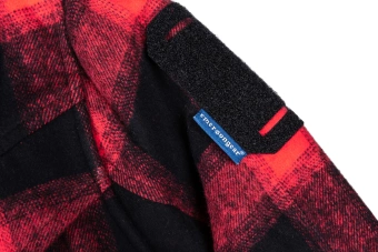 Emerson Gear Blue Label Longicorn flannel shirt Black and red
