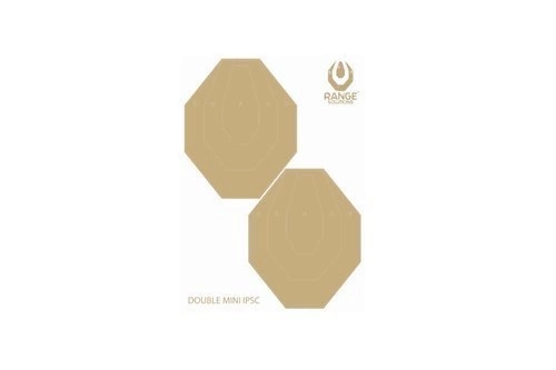 Double Mini IPSC Shooting Target - 50 Pcs