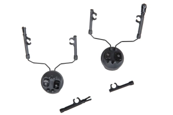 TacSky headset adapter type Comtac for MTEK rails Black