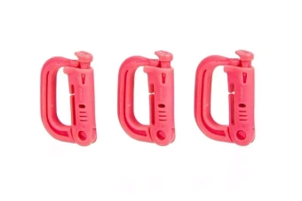 Sada 3 přezek Grmlock - růžová