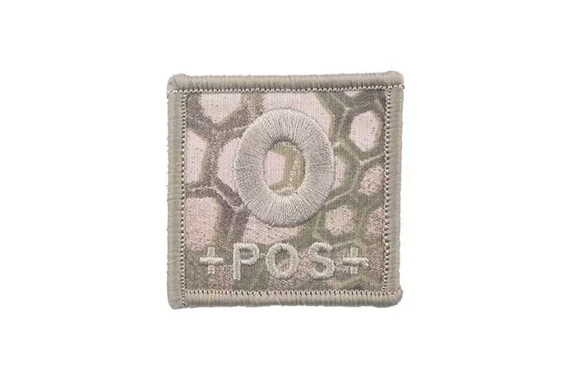 Naszywka Blood Type TYPE:O - MAD