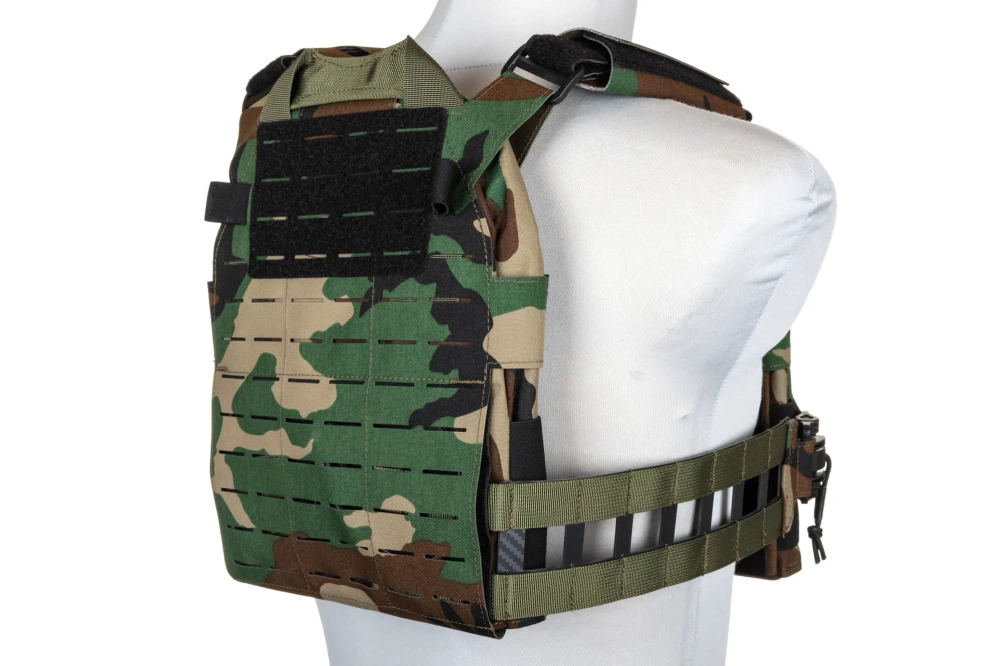 Specna Arms Tactical QR III Woodland Plate Carrier Vest