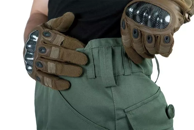 Spodnie parka - oliwkowe