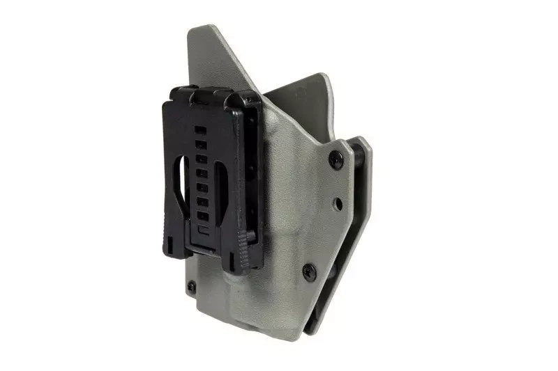 Tactical holster for G17 replicas with flashlight - Foliage Green