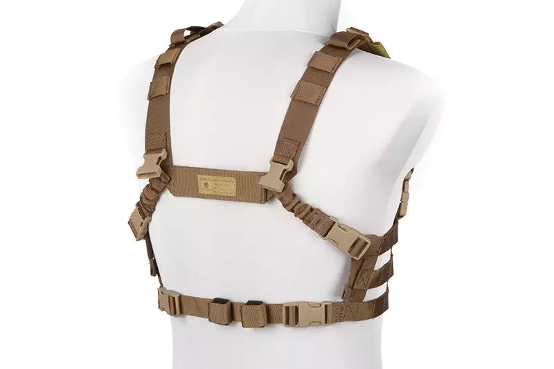 Tactical Low Profile Chest Rig type vest - Coyote Brown