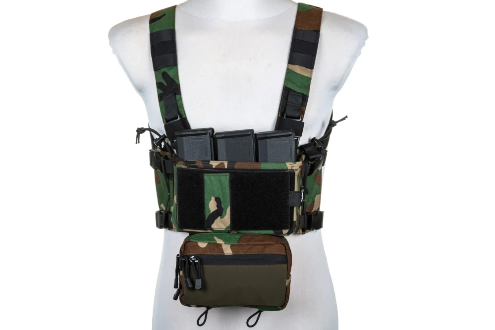 Specna Arms Tactical Adaptive V2 Woodland borstlap Vest