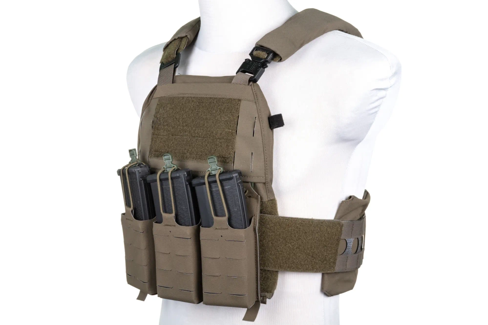 Kamizelka taktyczna typu Plate Carrier Wosport VE-75 Ranger Green