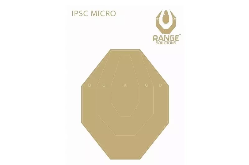 IPSC Micro Shooting Targets - 50 Pcs