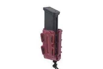 Ładownica softshell na magazynki pistoletowe - czerwona
