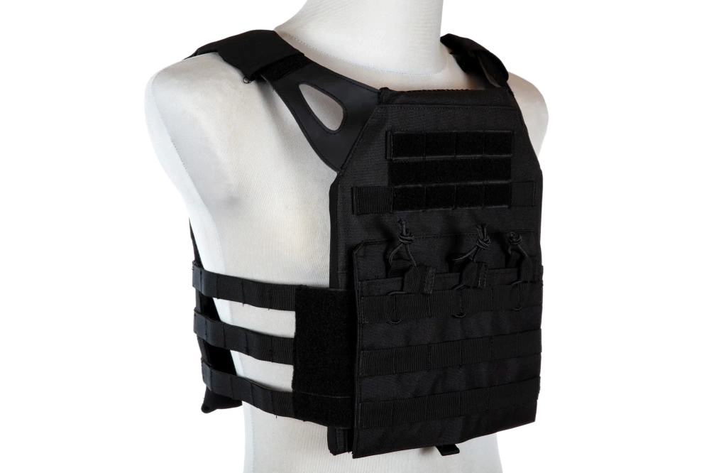 Gilet tactique type de saut Plate carrier - Noir