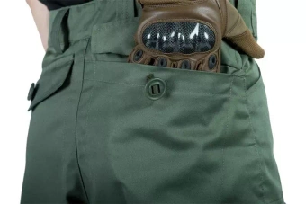 Spodnie parka - oliwkowe