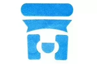 Sada suchých zipů pro helmaFMA Ballistic - modrá