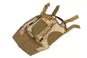 Mesh helmet cover for fast (L) - dark earth