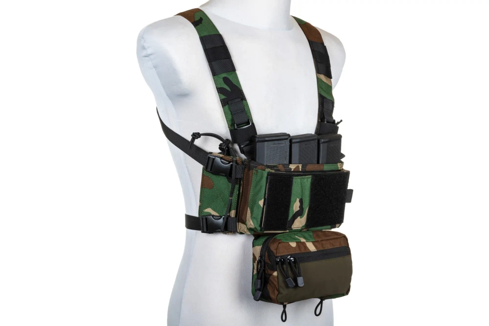 Specna Arms Tactical Adaptive V2 Woodland Chest Rig Vest