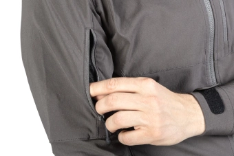 Emerson Blue Label Softshell Jacket "Fog" Wolf Grey