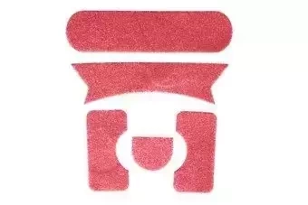 Hook and Loop Fastener Set for FMA Ballistic Helmets - Pink