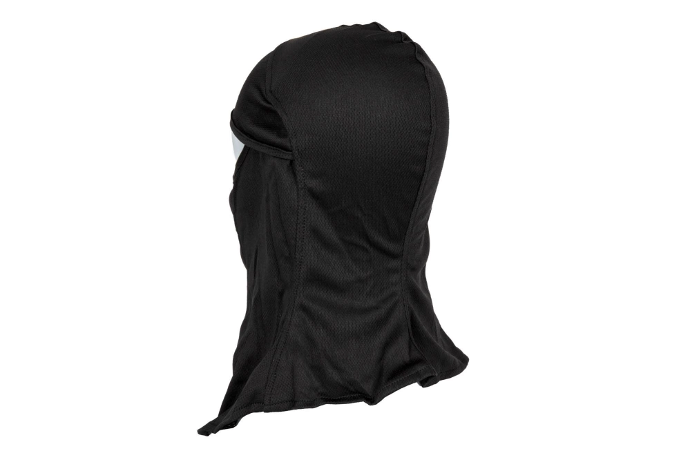 Cagoule légère avec protecteur facial - noir