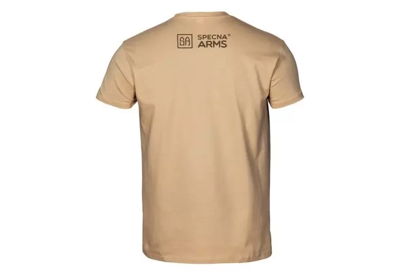 T-shirt Specna Arms - Your Way Of Airsoft 03 - tan