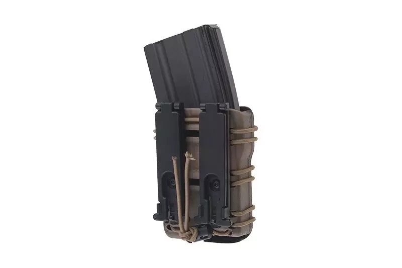 SMC pouzdro pro zásobník 5.56 (verze s přídavnou náplní)(MOLLE) - tmavě zemitá