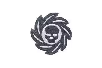 Wheel Skull Patch