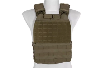 Taktická vesta typ plate carrier mOLLE /laserový řez - olivově zelená