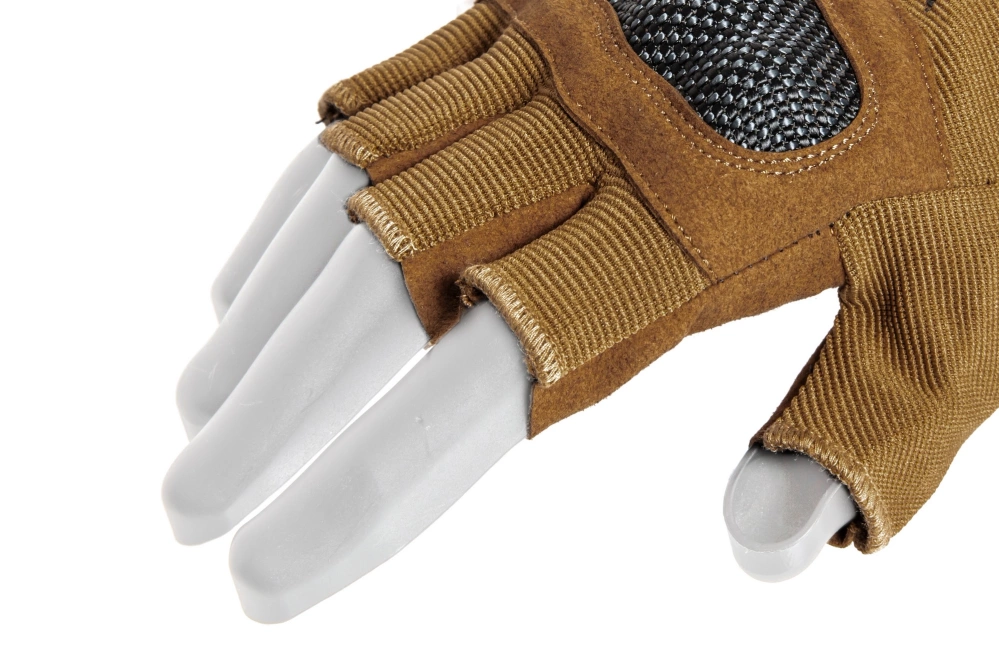 Gants tactiques Bouclier de griffe blindé coupé pour temps chaud - Tan