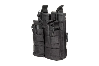 M4/M16 type double magazine pouch - black