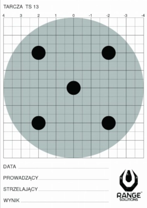 Range Solutions TS-13 shooting target - 100 pieces