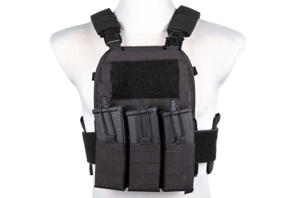 Taktická vesta Wosport VE-75 Plate Carrier Black