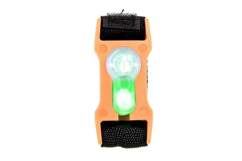 Marqueur électronique Lightbuck Split-Bar - orange (lumière verte)