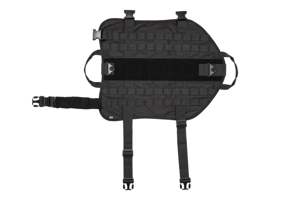 Gilet tactique pour chien - noir