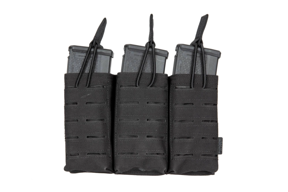 Étui triple RAPID RESPONSE M4/AK - noir