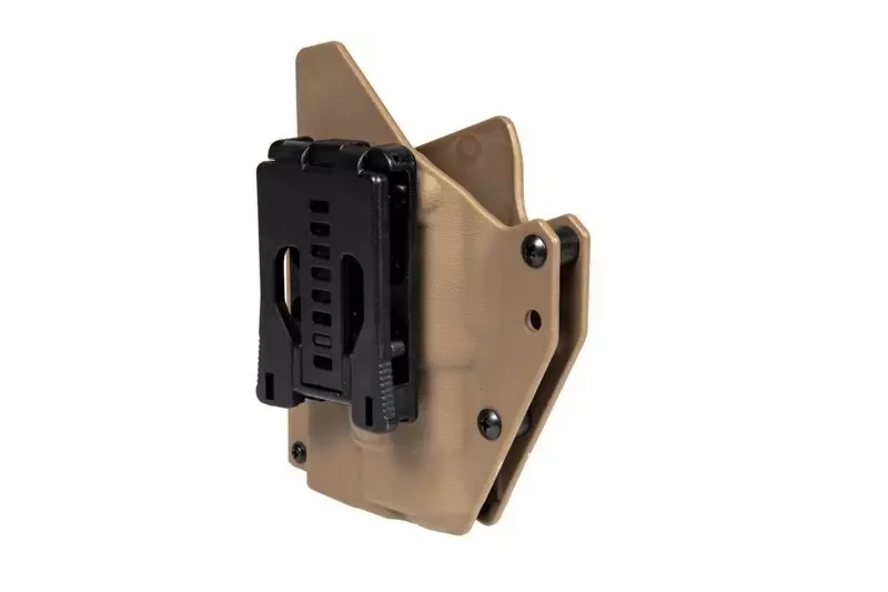 Pouzdro kompozit na zbraní G17 s taktickým osvětlením - Dark Earth